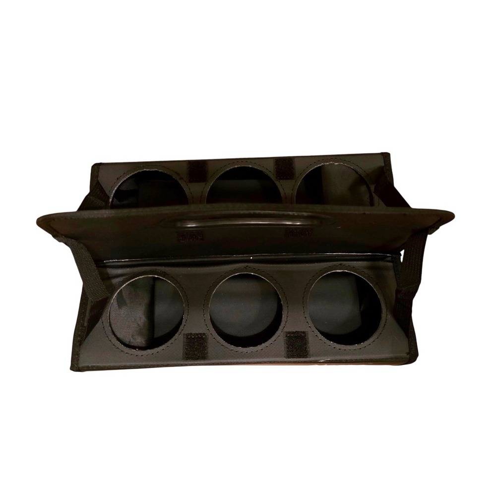NWOT Nెస్ THAO Black Folding Car Cup‎ Holder Organizer Tray Travel Carrier - Picture 4 of 7